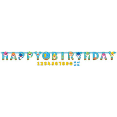 Baby Shark Jumbo "Happy Birthday" Add-An-Age Letter Banner