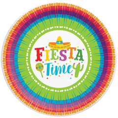 Colorful Fiesta Time 6.75" Party Plates