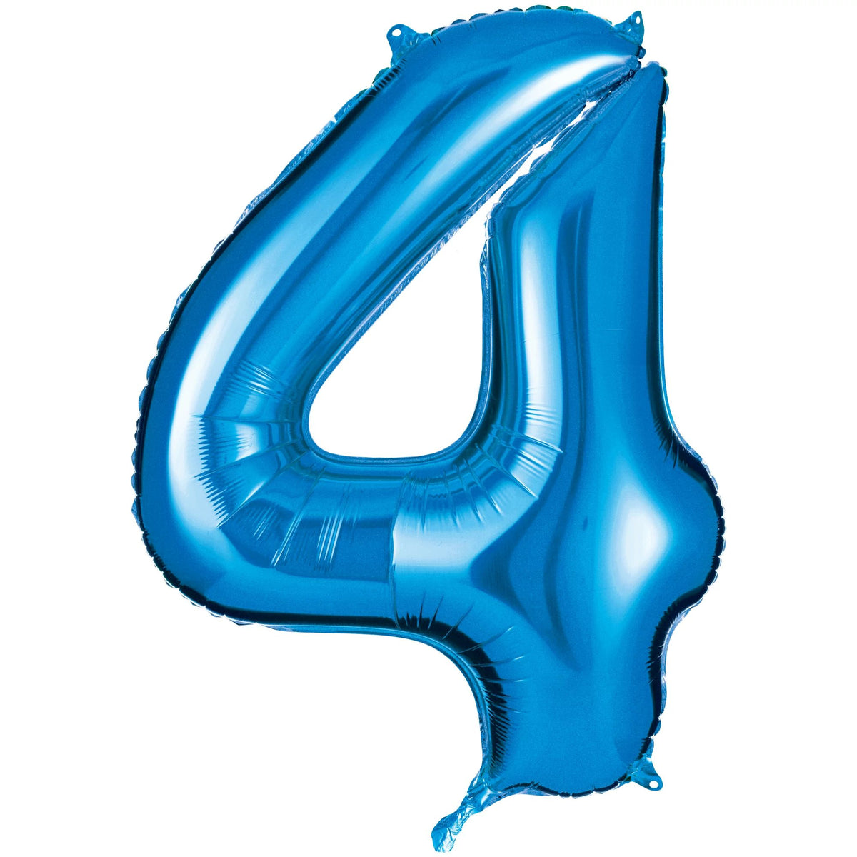 Royal Blue Giant Number 4 Foil Balloon