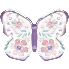 Butterfly Flutter Shaped Dessert Plates - 7-Inch, 8 Pack