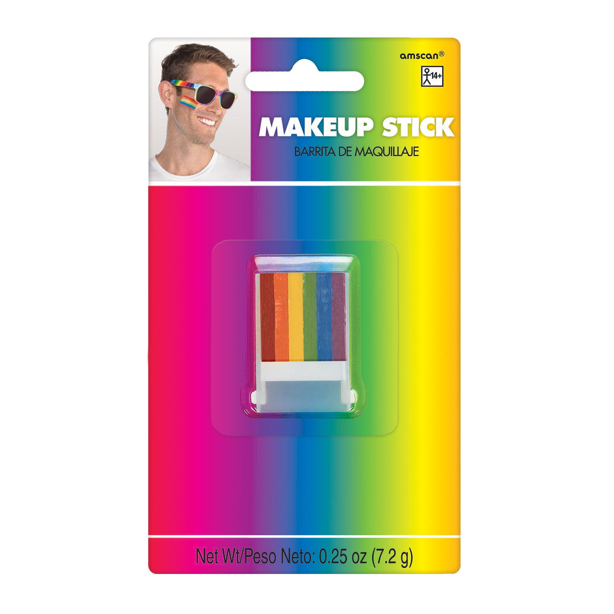 Pride Rainbow Makeup Stick - Multi-Colored Face Paint