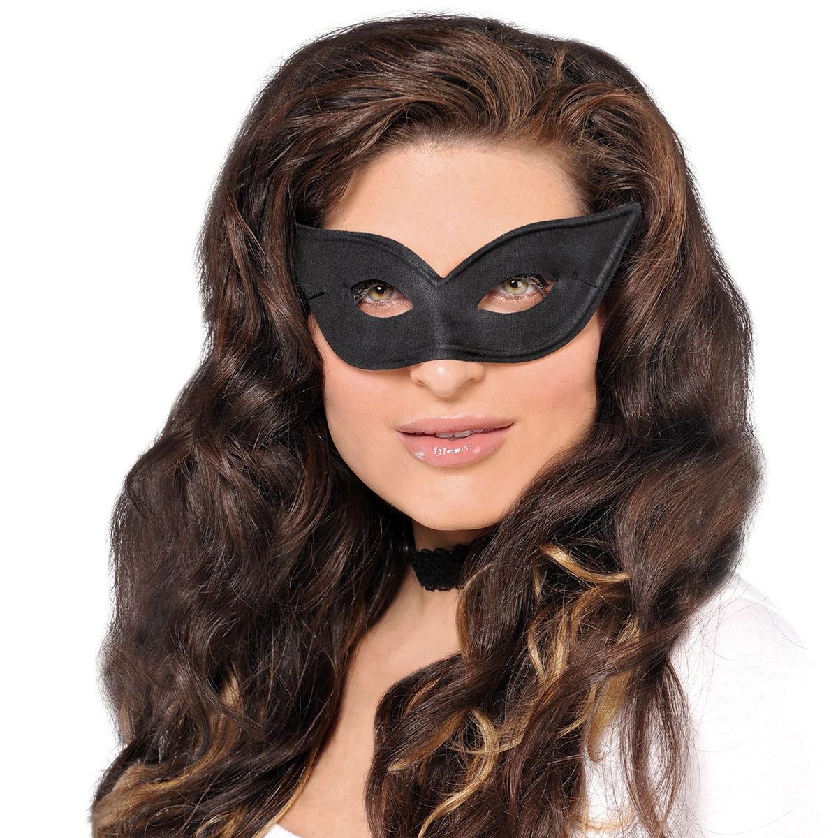 Chic Black Winged Eye Mask - Fashionable Costume Accessory