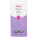 Lavender Plastic Table Cover, 54x108-Inch