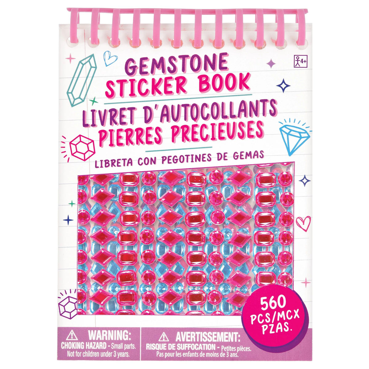 Gemstone Sticker Book for Kids' Parties