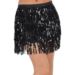 Black Sparkle Skirt - S/M