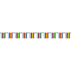 Mini Progressive Pride Flag Banner