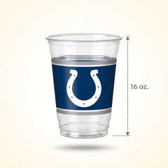 Indianapolis Colts 16oz NFL Party Cups - 25 Pack