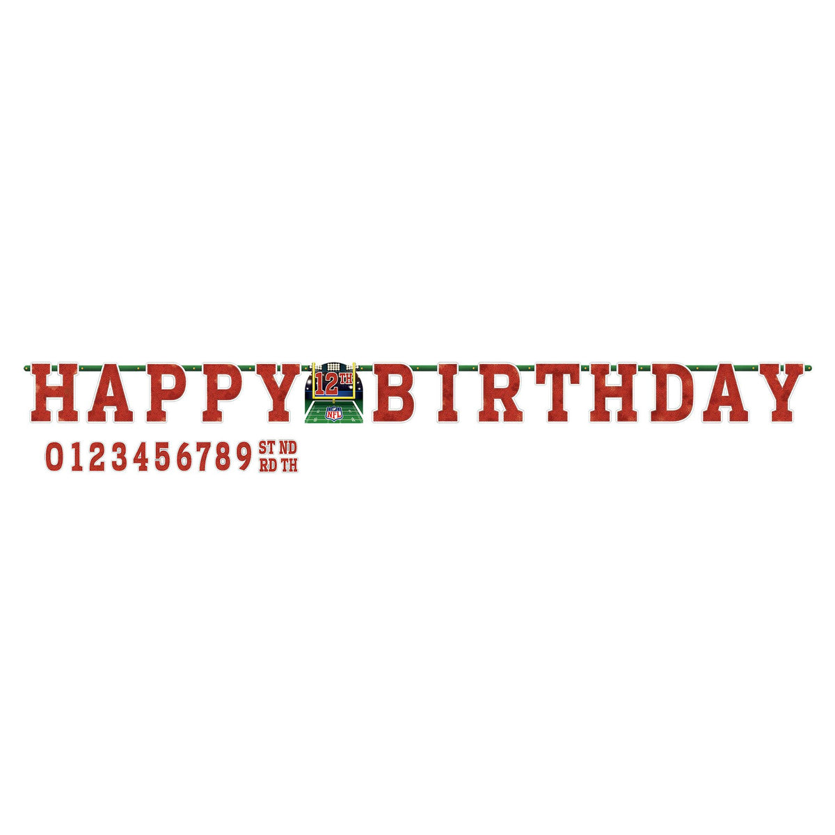 NFL Drive Customizable "Happy Birthday" Banner