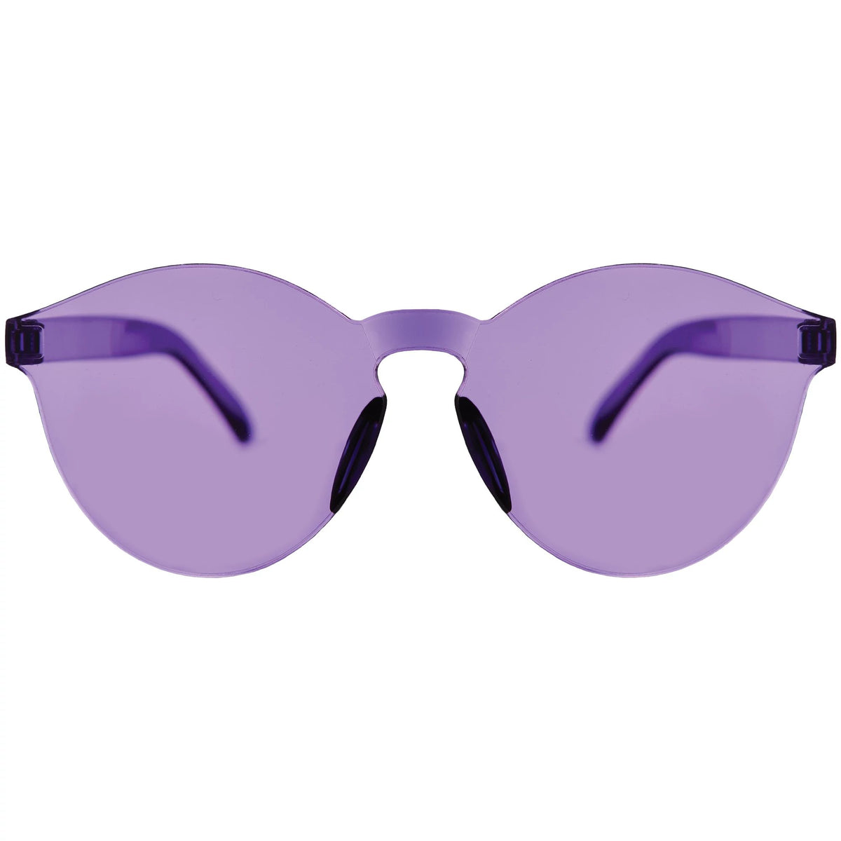 Purple Rimless Party Glasses