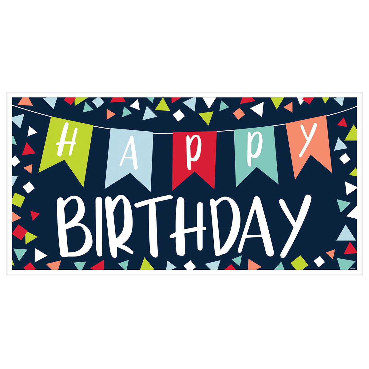 Colorful "Happy Birthday" Celebration Banner