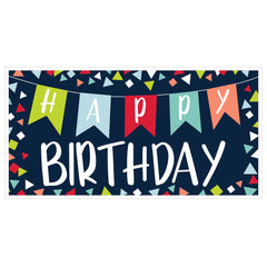 Colorful "Happy Birthday" Celebration Banner