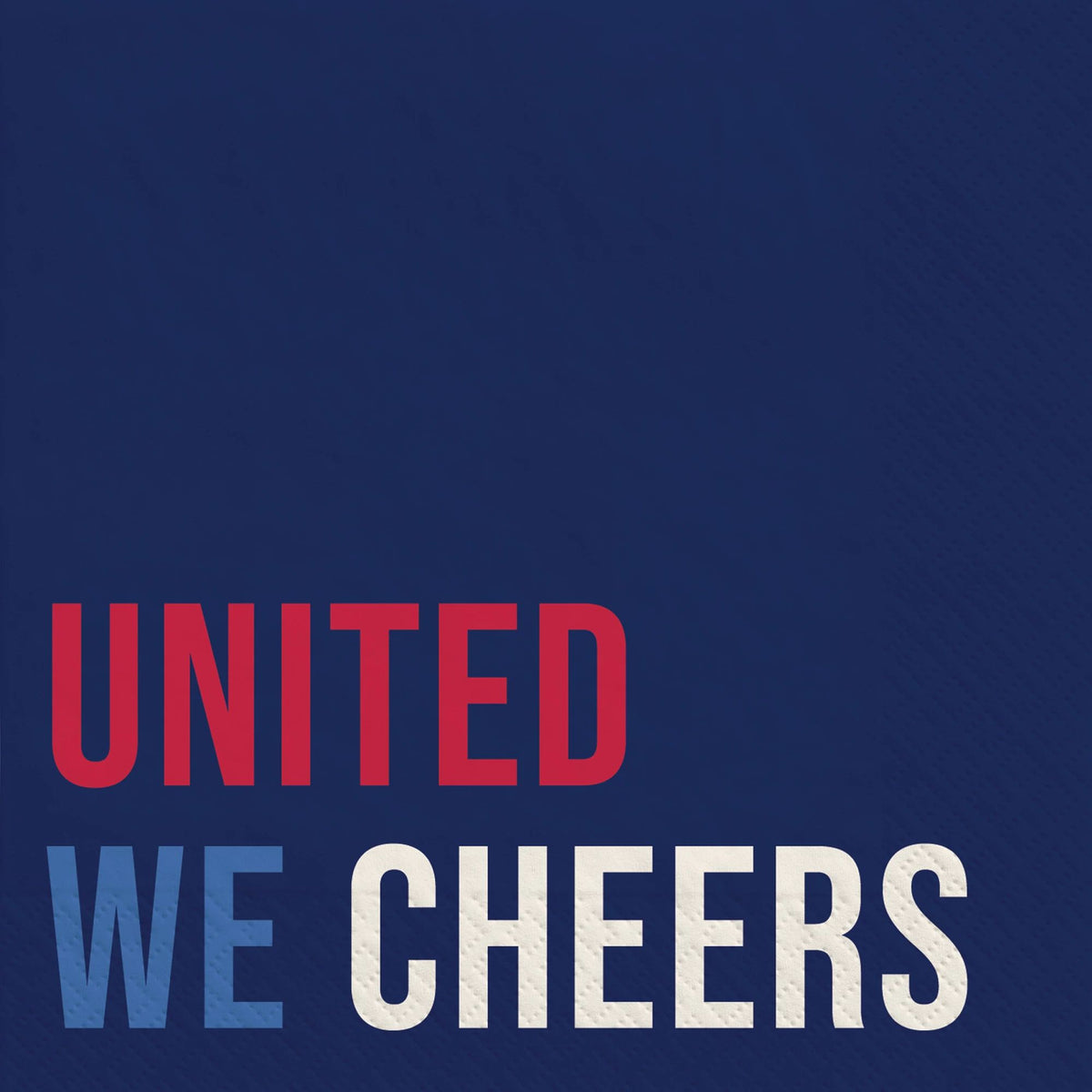 United We Cheers Patriotic Beverage Napkins - 5 In. X 5 In.