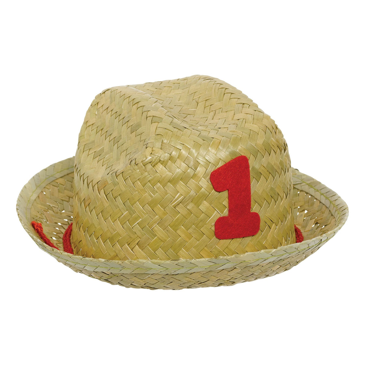 Baby's First Birthday Barnyard Straw Hat