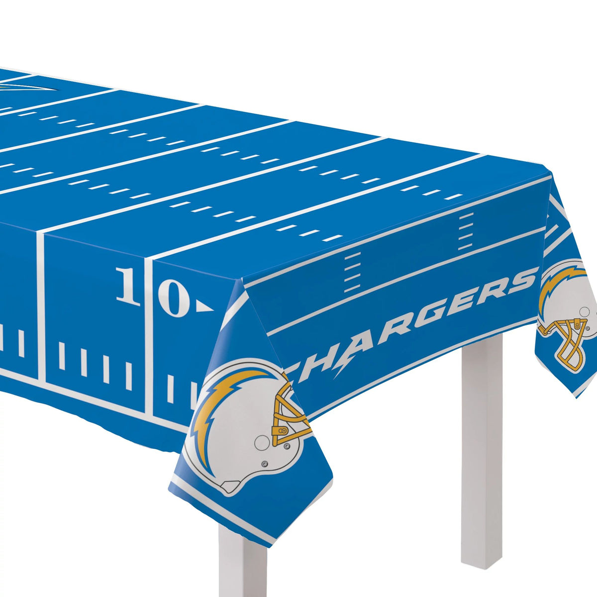 Los Angeles Chargers Plastic Table Cover - 54" x 96"