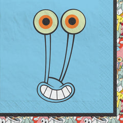 SpongeBob Beverage Napkins - 7 In. x 7 In. - Fun Party Essentials