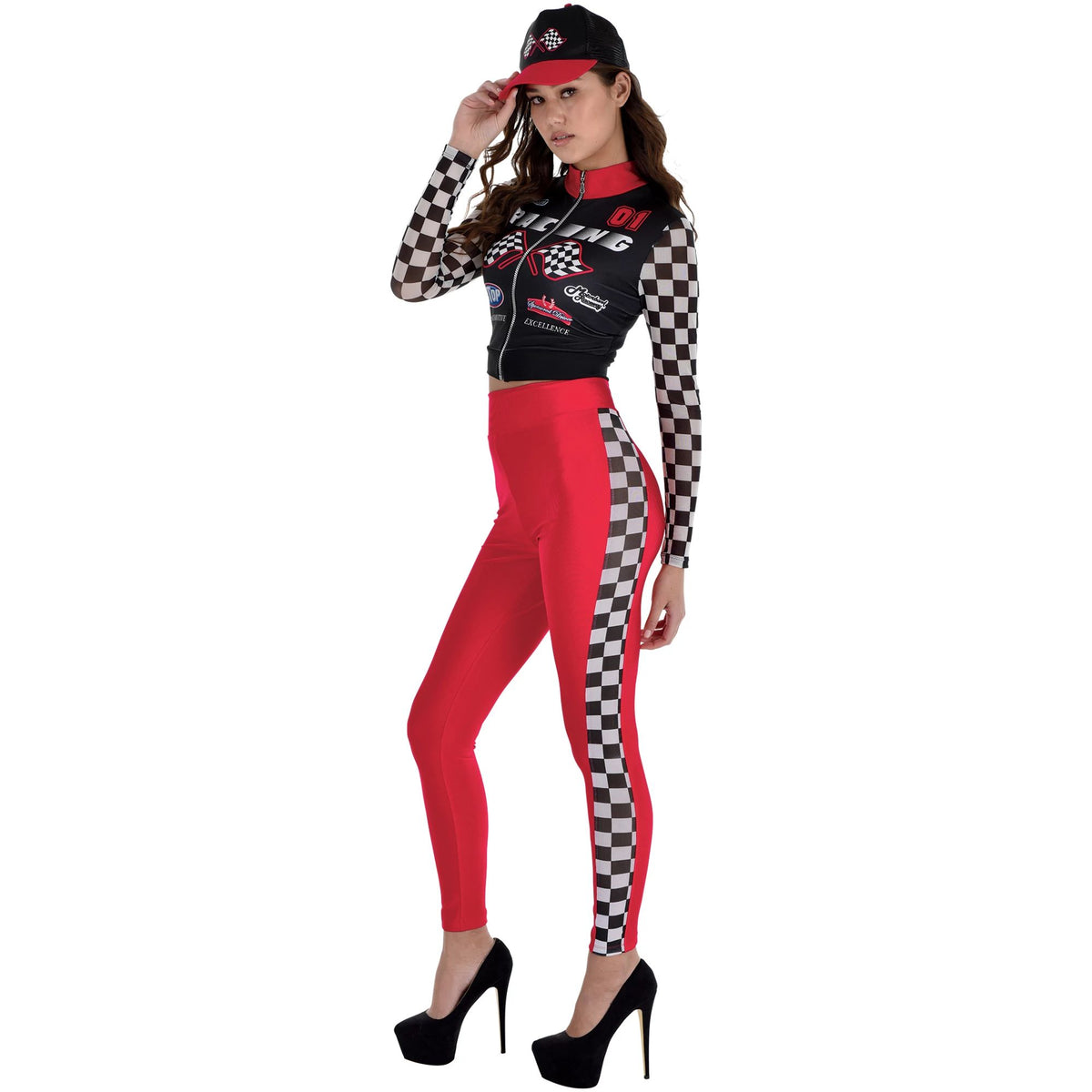 Women's Race Car Driver Halloween Costume - Adult S (2-4)