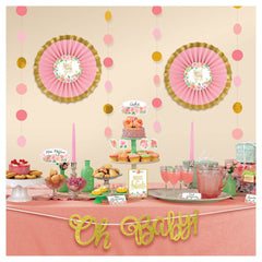 Floral Baby Shower Candy Buffet Decorating Kit, 23-Piece