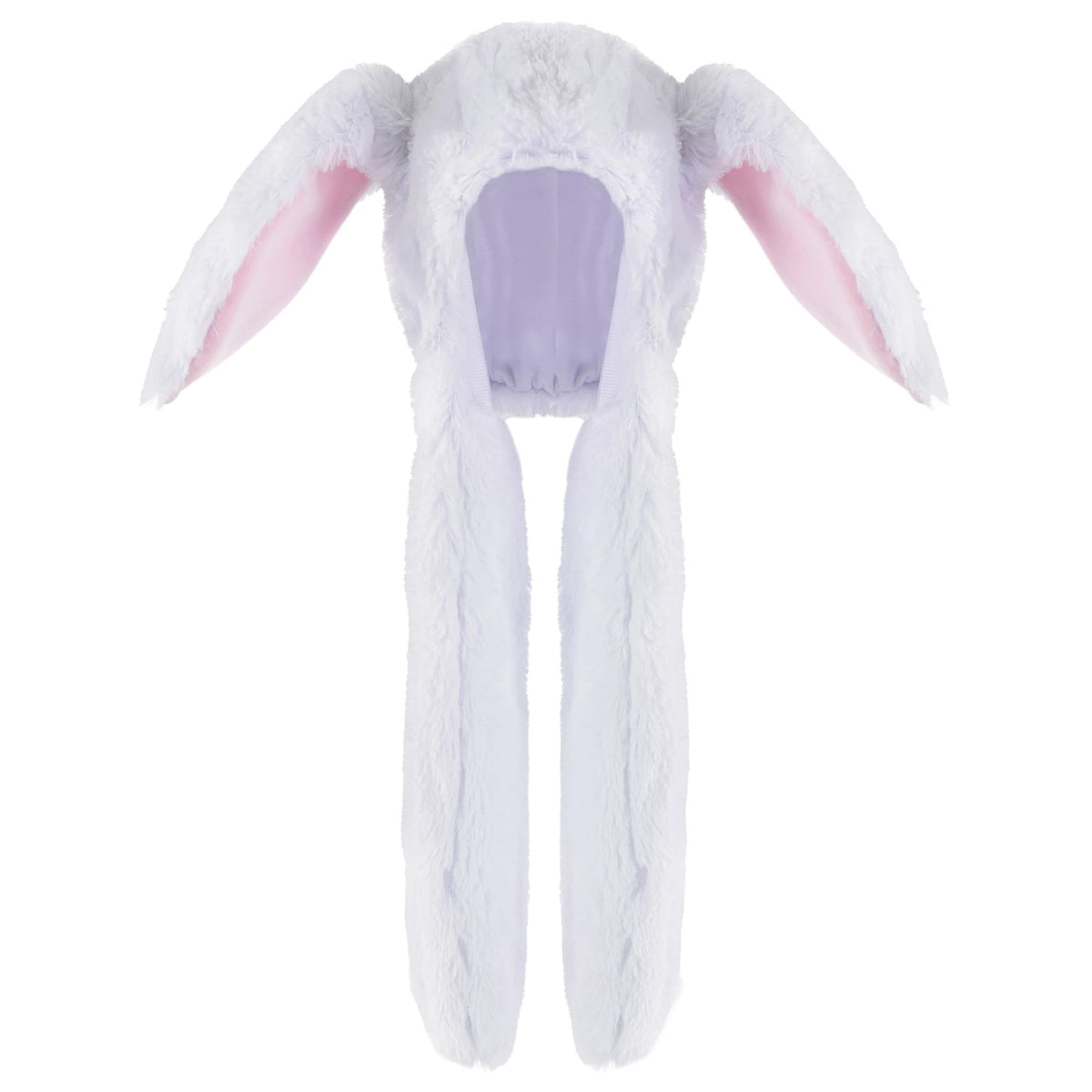 Interactive Easter Bunny Headbopper Hat - White with Pink Accents