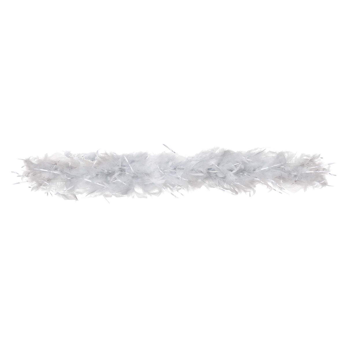 Silver Feather Boa - 72" Costume Accessory for Team Spirit