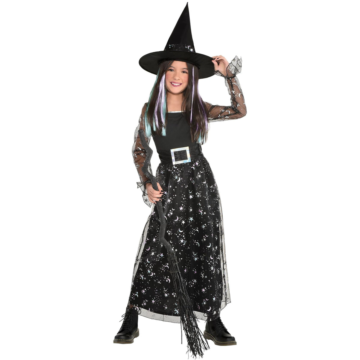 Bewitching Beauty Witch Costume for Girls - Child L (12-14)