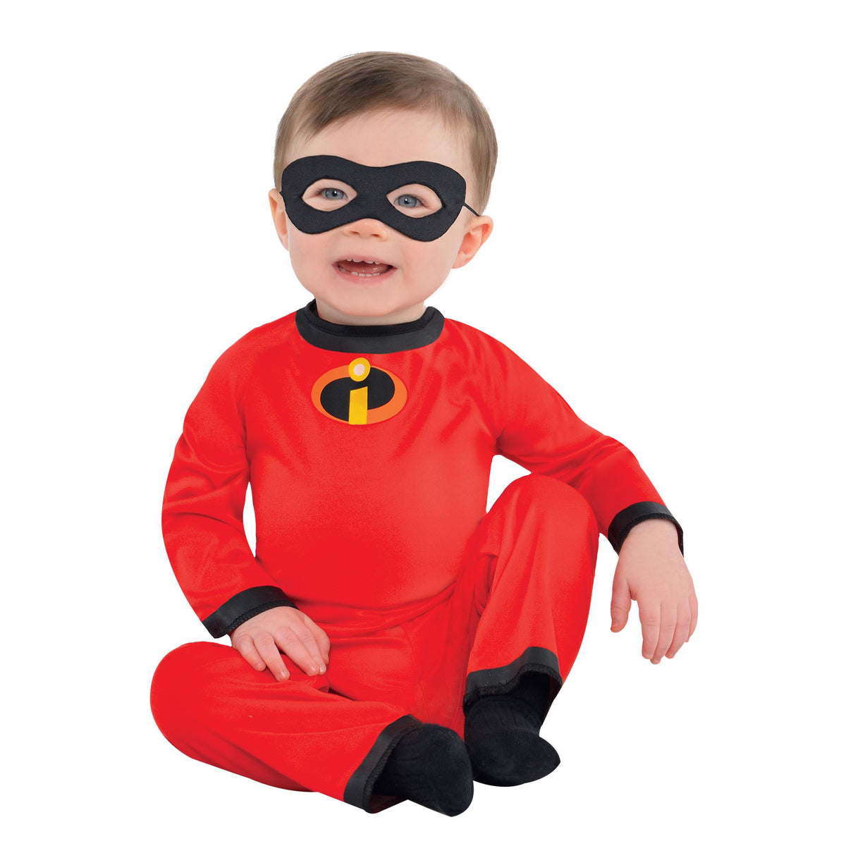 Disney Pixar The Incredibles Baby Jack-Jack Red Jumpsuit with Mask - Infant (0-6 Months)