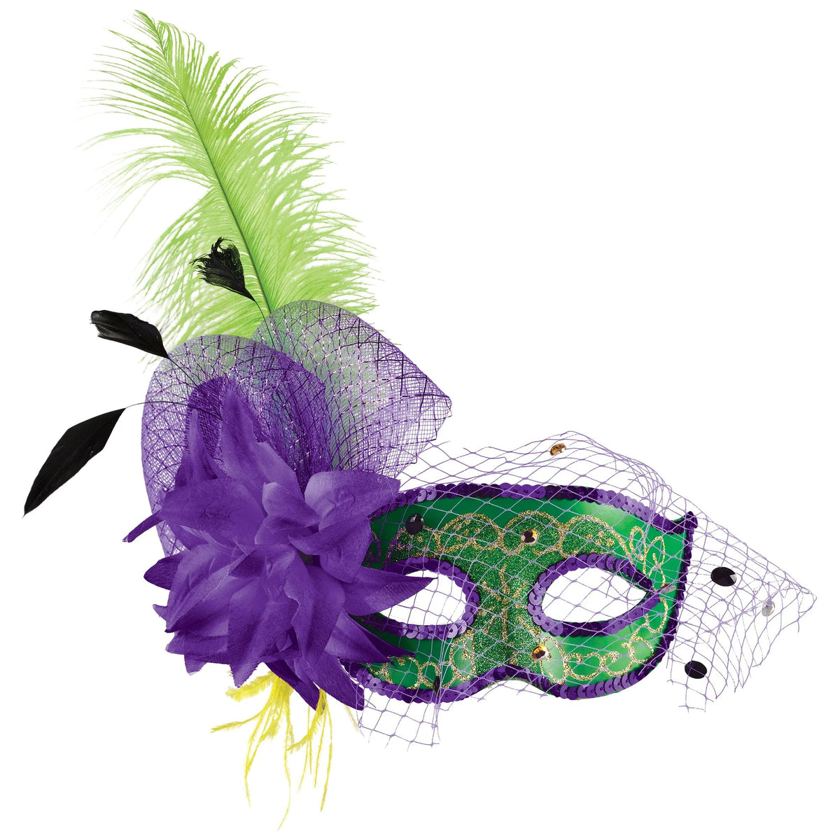 Maskinator Mardi Gras Masquerade Mask