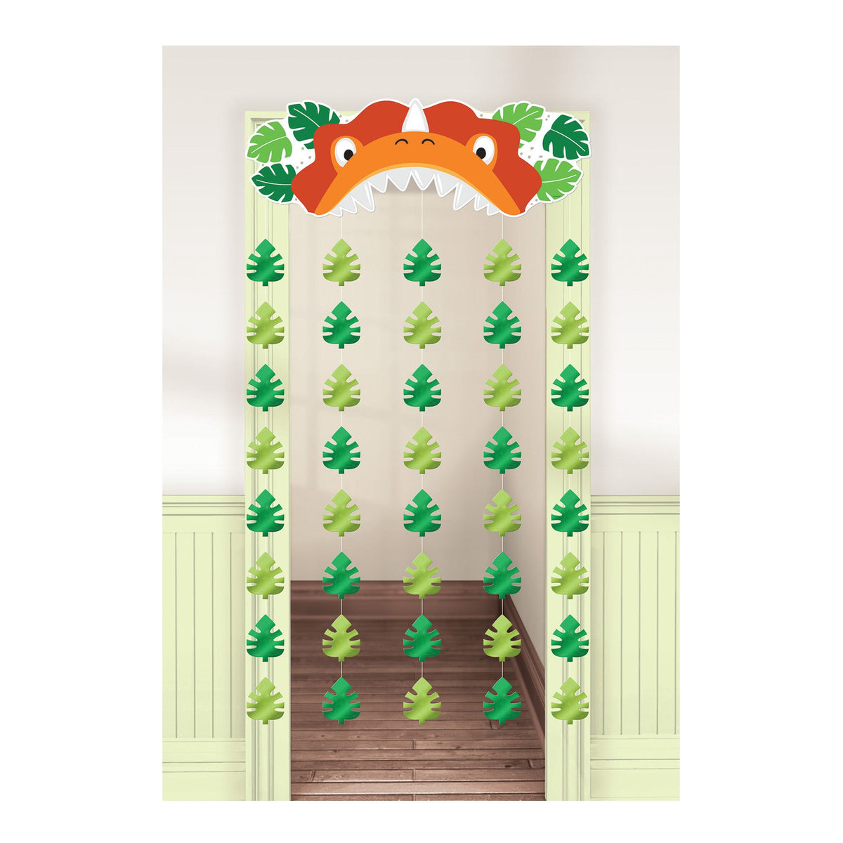Dino-Mite Doorway Curtain for Baby's First Birthday Party