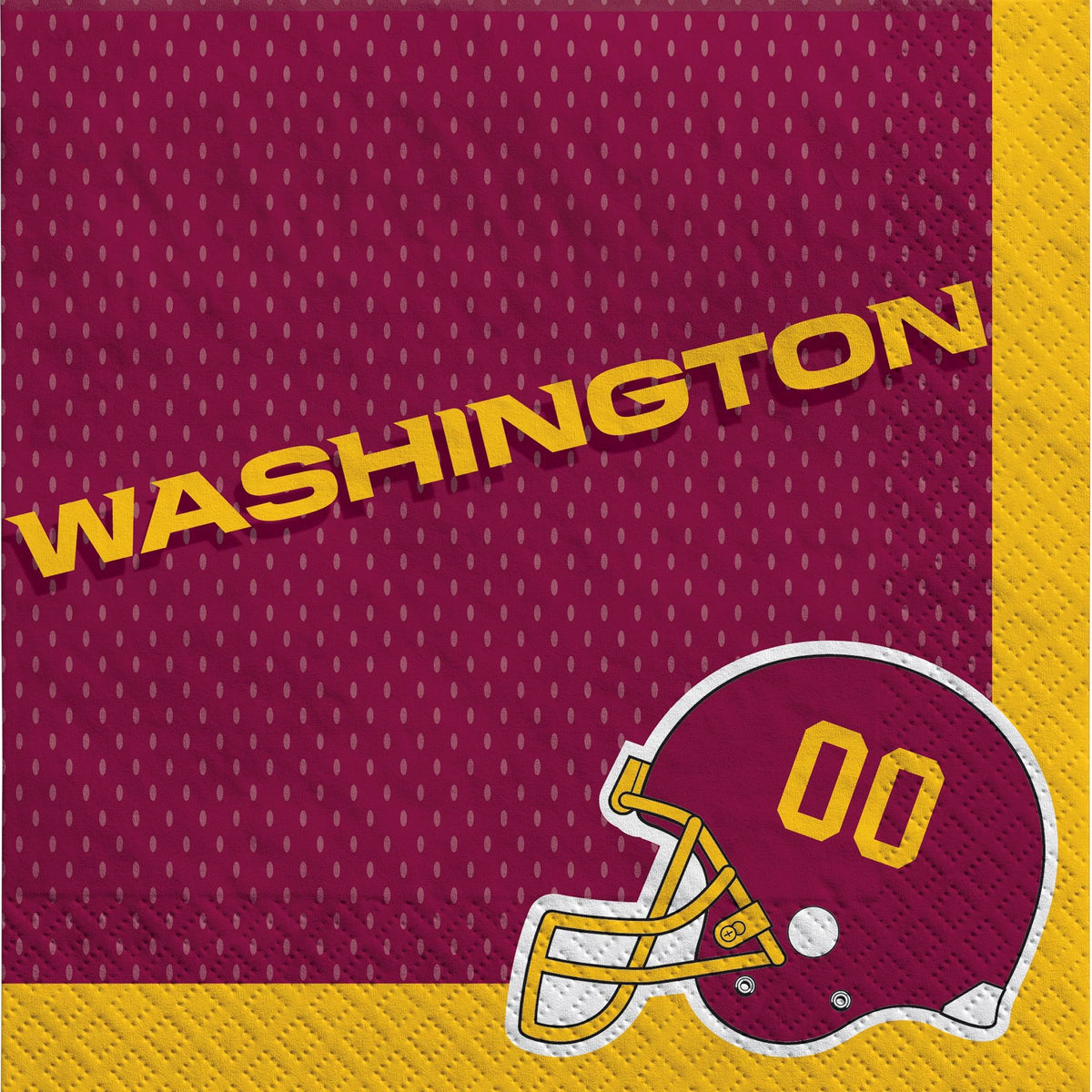 Washington Commanders NFL Luncheon Napkins - 6.5 In. x 6.5 In.