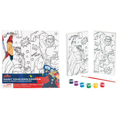 Avengers Assemble Paint Your Own Canvas Kit