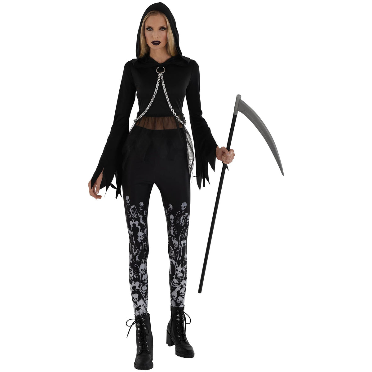 Gothic Reaper Women's Halloween Costume - Adult S (2-4)