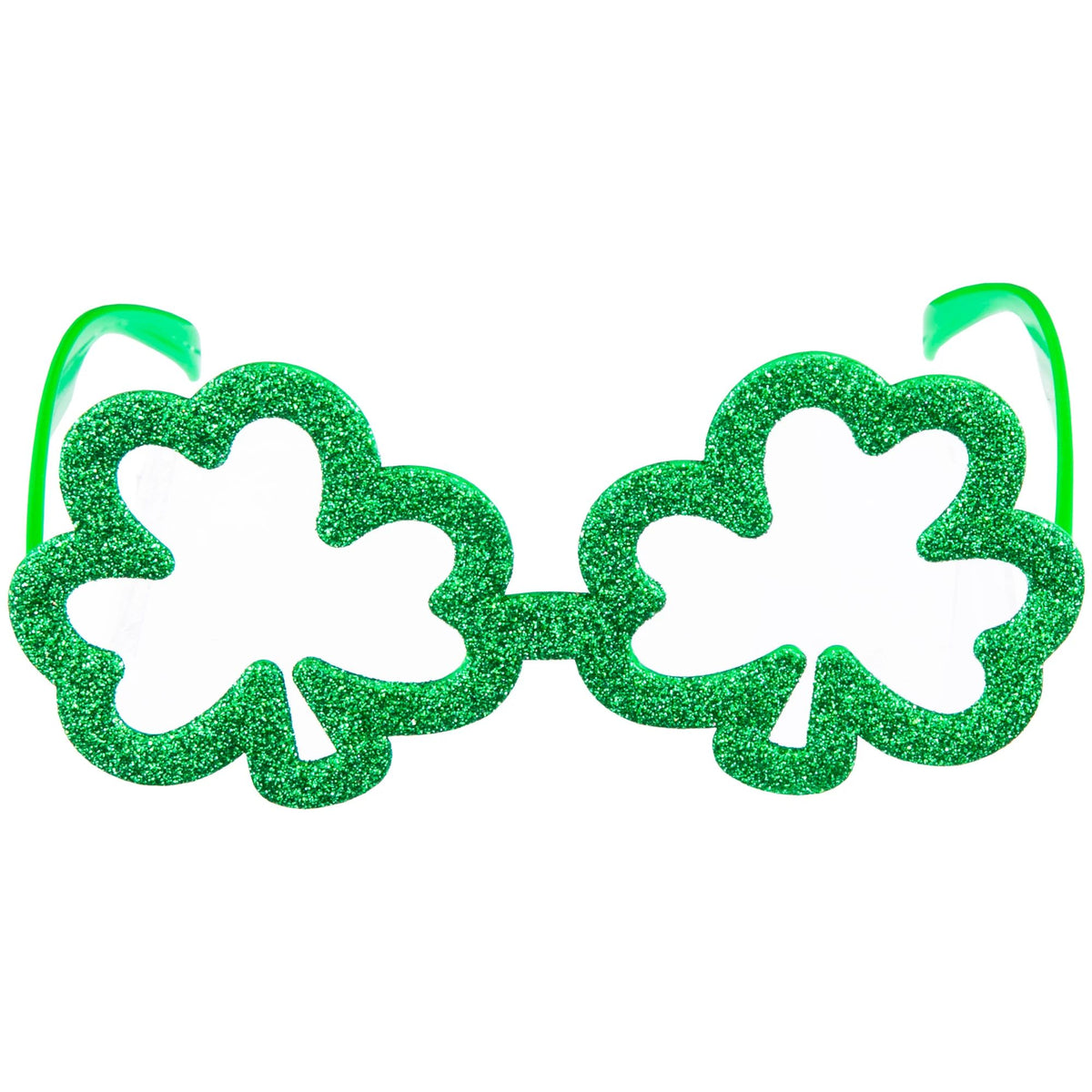 Glitter Shamrock Glasses for St. Patrick's Day