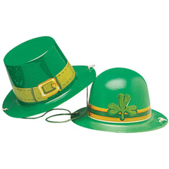 Assorted Mini Plastic St. Patrick's Day Party Hats