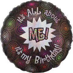 It's All About Me Birthday Foil Balloon - 18 inch