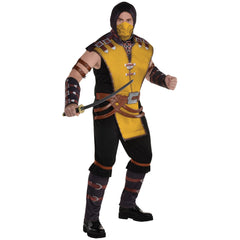 Mortal Kombat Scorpion Costume for Adults - Adult 2XL (48-52)