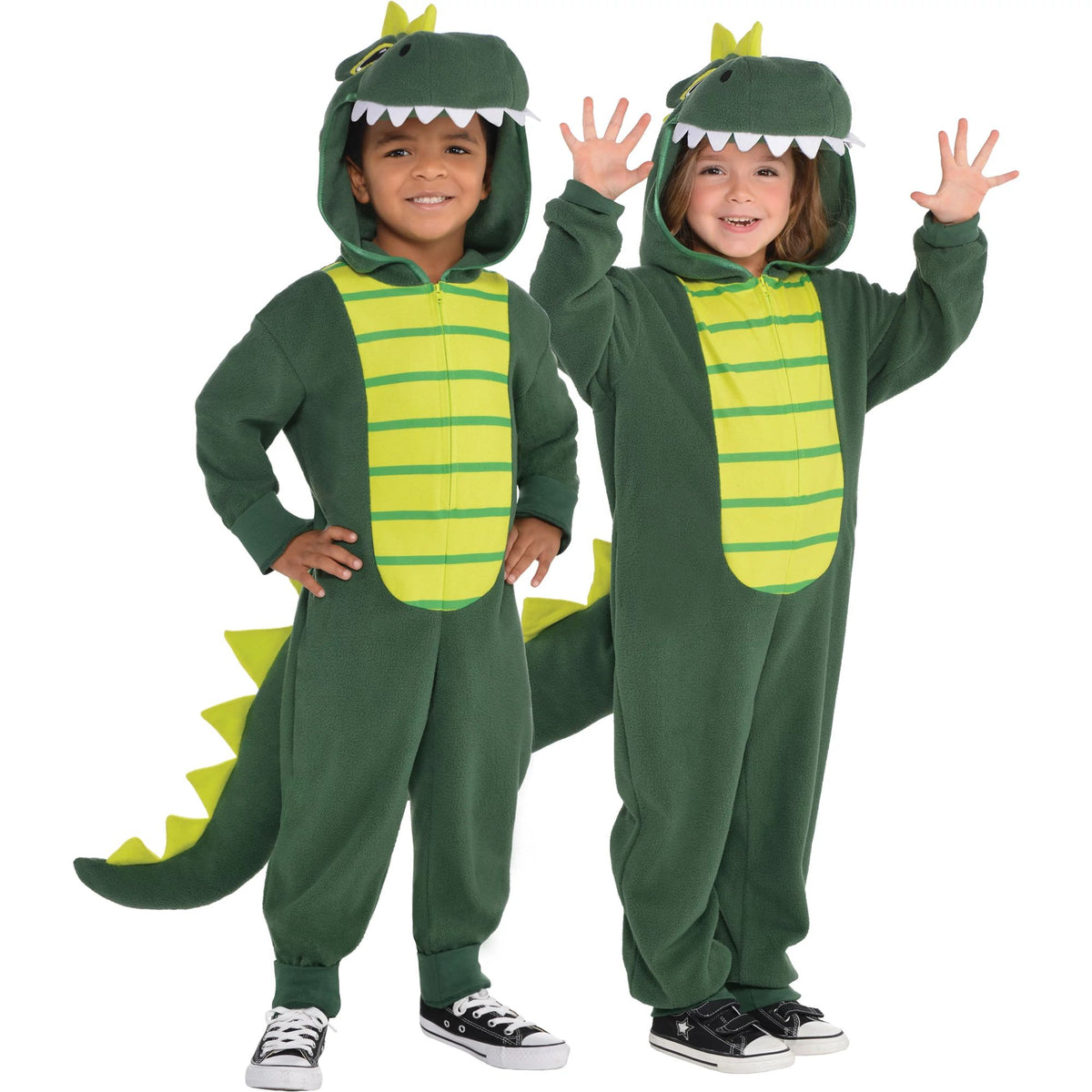 Dinosaur Zipster Costume Jumpsuit - Toddler (3-4)