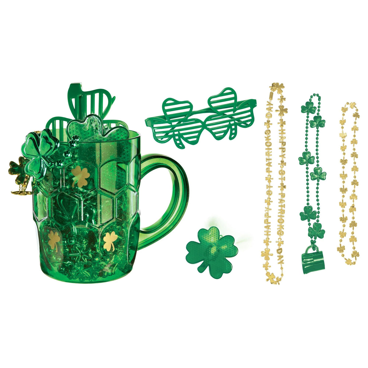 St. Patrick's Day Celebration Mug Set with Accessories