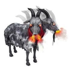 Halloween Two-Headed Goat Animatronic Decoration