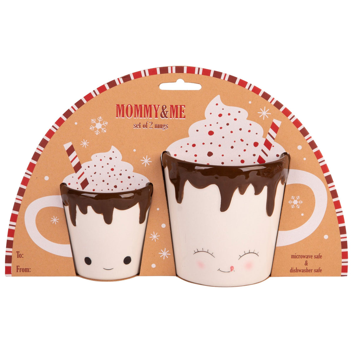Mommy & Me Ceramic Christmas Mug Set