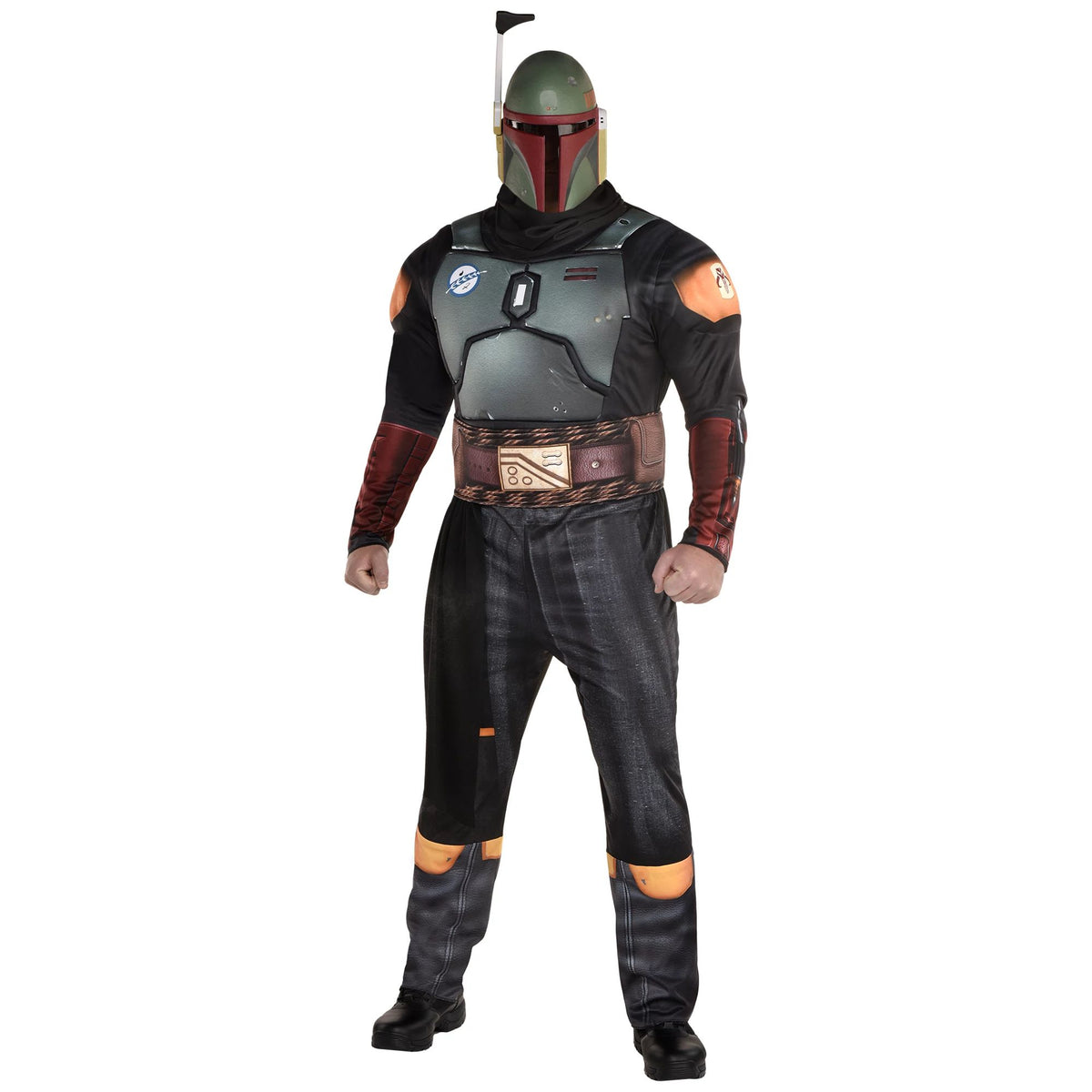 Men's Boba Fett Mandalorian Costume with Helmet - Halloween Collection