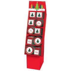 Festive Christmas Tree Tableware Display Tower