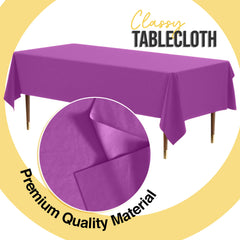 6 Pack Magenta 66% Thicker Premium Table Cover | 54 in. x 108 in.