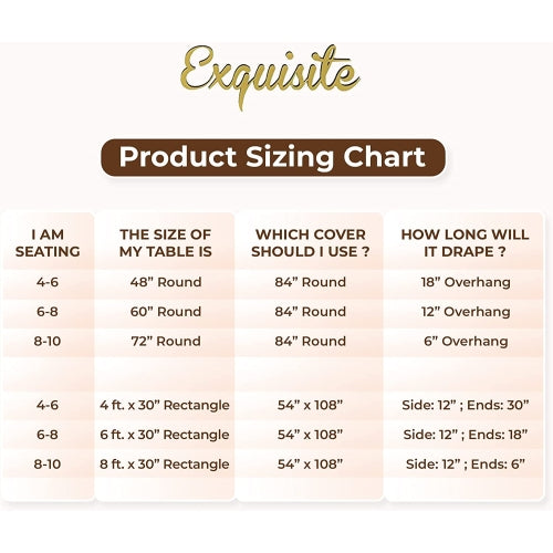 Premium Orange Plastic Table Cover
