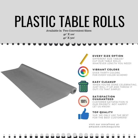 40 In. x 300 Ft. Premium Orange Table Roll