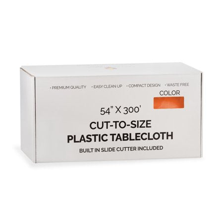 54 In. x 300 Ft. Cut To Size Table Roll | Orange