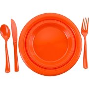 Orange Cutlery Combo Pack | 24 Count