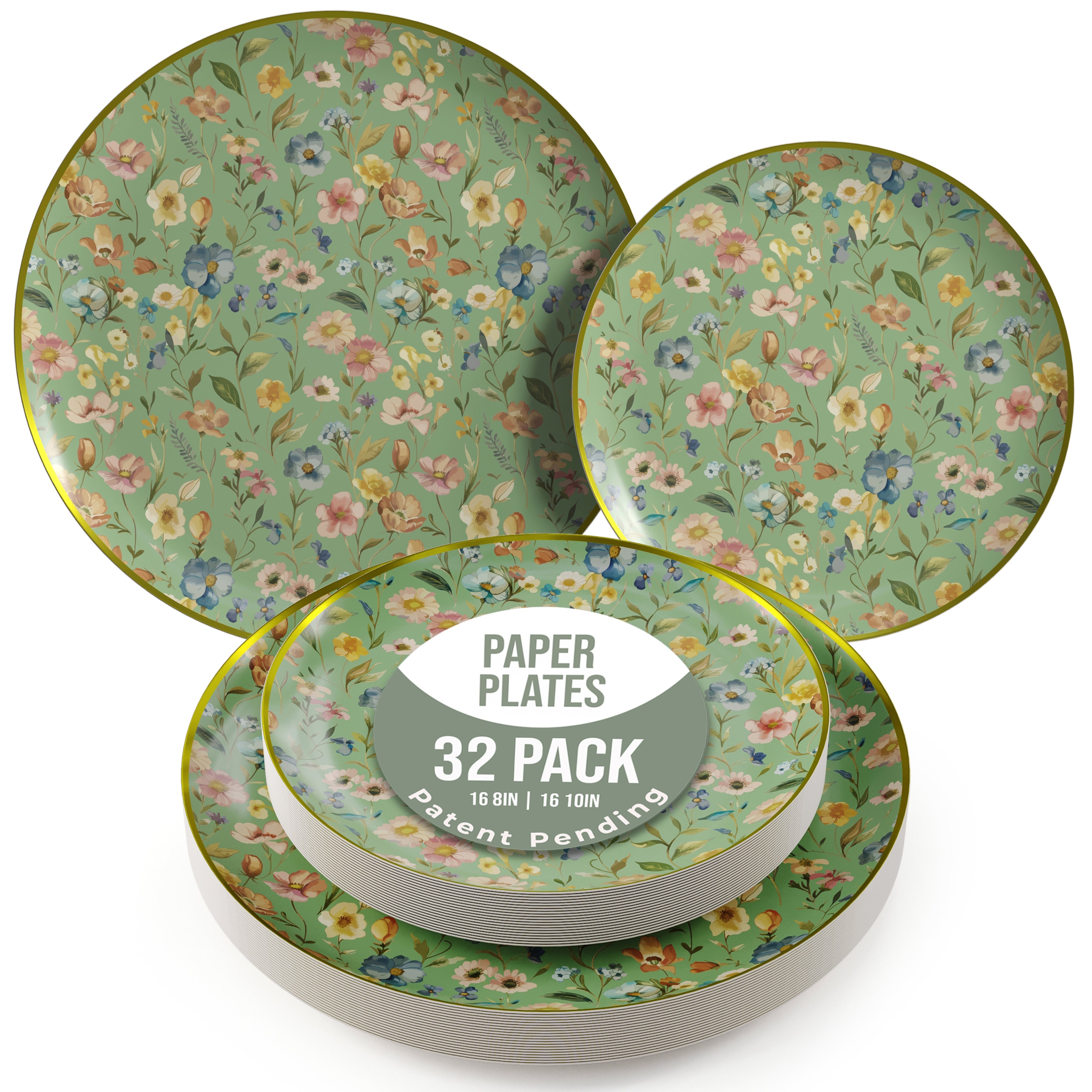 Earthtrends Bouyant Design Plates Combo Set 16/16.