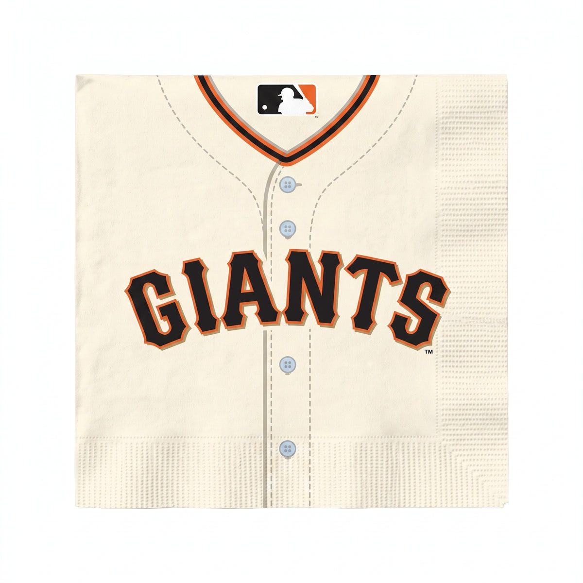 San Francisco Giants Game Day Lunch Napkins - 6.5 In. x 6.5 In., 36-Pack