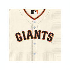 San Francisco Giants Game Day Lunch Napkins - 6.5 In. x 6.5 In., 36-Pack