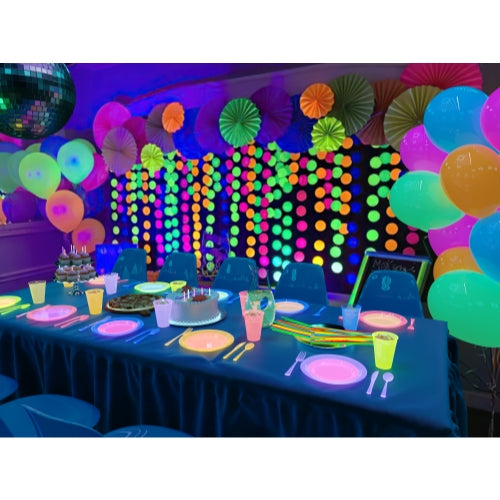 16 Oz. Neon Assorted Color Plastic Cups | 120 Count