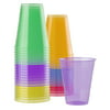 16 Oz. Neon Assorted Color Plastic Cups | 120 Count